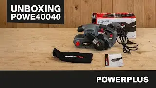 POWERPLUS - D&eacute;ballage du POWE40040 ponceuse &agrave; bande