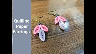 Easy Quilling Paper Earrings