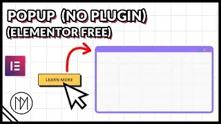 Popup Free [No Extra Plugin] - Elementor Flexbox Container Tutorial