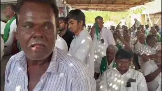 விவசாயி ஈசன் முருகேசன் ஆதற்வாக.. போரட்டக்களத்தில்.