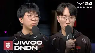 [VIETSUB] Phỏng Vấn NS Jiwoo, DnDn | LCK M&ugrave;a Xu&acirc;n 2024 [DRX vs NS]