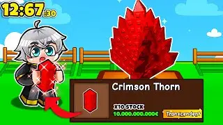 Speedrun Dapetin Seed TRANSCENDENT Baru, CRIMSON THORN, di Grow a Garden!