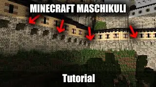 Minecraft Maschikuli Burgmauer Tutorial [DEUTSCH]