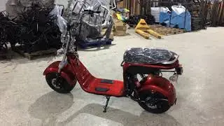 ‪Citycoco Scooter &eacute;lectrique grosse roue Homologu&eacute; Route en France