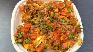 Street Style Egg Chaat | Egg Chaat Recipe | Easy Snacks Recipe | Muttai Chaat