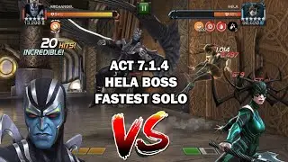 Act 7.1.4 Hela Boss Archangel Quick Solo - Best option? - marvel contest of champions