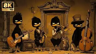 Quiet Night Productivity — Noir Jazz with Warm Bass & Rhodes | Coding and Study Calm Task