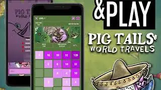 Fight against coronavirus, covid-19 by playing Brain Training Puzzle - PIG Tails 2048. FREE to play