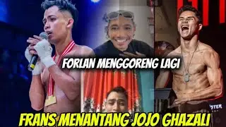 FRANS INGIN MENANTANG JOHAN GAZALI DI LIVE TIK TOK NYA BERSAMA FORLAN SAROHA DAN PUTIH BOY