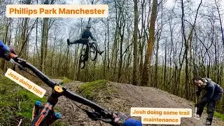 Riding and repairing Phillips park in Manchester…
