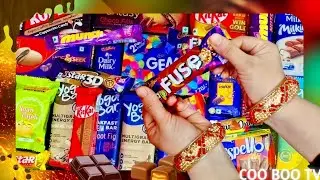 Lots of Chocolates Satisfying ASMR sound 