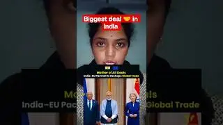 India Big deal with EU what happened Trump! #IndiaEUFTA #YouTubeShorts#ViralShorts#modi  #IndianCars