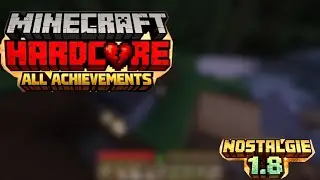 DIE ERSTEN SCHRITTE - #minecraft #allachievements HARDCORE mit 1.8 Nostalgie (1)
