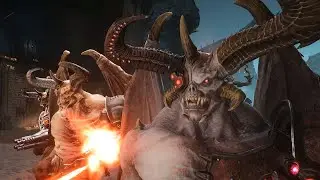 DOOM SLAYER DECIMATES CYBERDEMON ARMY!