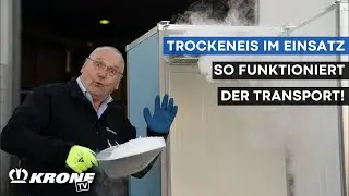 This is how temperature-controlled transport with dry ice works. | KRONE TV