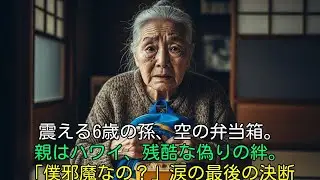 【涙腺崩壊】空の弁当箱を抱え、早朝に震える6歳の孫。「ママは…」震える声で放った一言に、60代の私は涙が止まらず、孫の未来を守るためある決断をした。