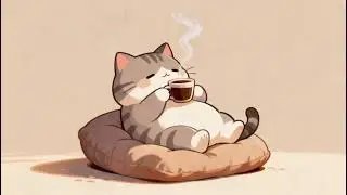Lofi Cat at Midnight 🌙 Chill Lofi Beats to Calm Your Mind & Sleep Better