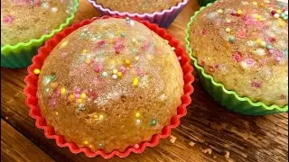 Eggless Lemon Muffins