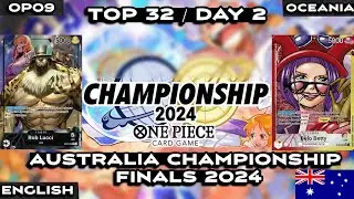 OCEANIA Australia Championship Finals Top 32 Lucci vs. Belo Betty OCE Nats One Piece OPTCG OP09 Meta