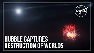 Hubble Captures Destruction of Worlds
