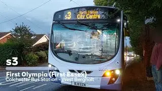 FRV - First Essex Route s3 from Colchester Bus Station to West Bergholt | 69515, BJ11 ECN
