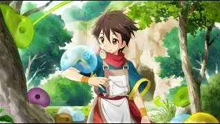 Innocent non-pervert man dies from a sneeze but becomes an overpowered SLIME KID in another world