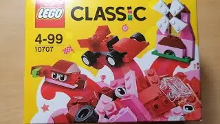LEGO Classic 10707 Red Creativity Box. Unboxing, Speed-Build and Review