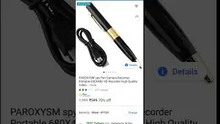 Top 3 Hiden camera button and pen camera best megapixel under 500-1,000