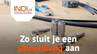 Hoe sluit je een rubber of polyamide smeerslang aan?