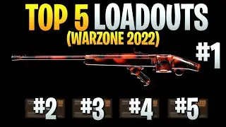 TOP 5 LOADOUTS in 2022 WARZONE 😱 NEW META CLASSES CALDERA & REBIRTH