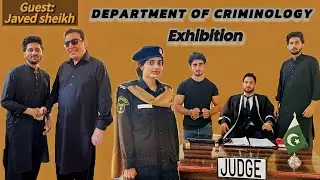 Department of criminology Exhibition ||chief guest jawed sheikh|@rayanofficialvlog6255 #uok #vlog