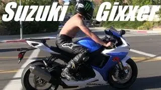 Suzuki GSX-R750 Super Sportbike Quick Street Ride - YEBA YEBA!!