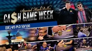 [DE] 4/5 Special High Roller CASH KINGS PLO 50/100