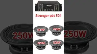 Stranger pbt 501 audio booster amplifier speaker connection mini dj setup #ahuja #automobile #dj