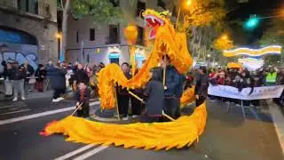 Cabalgata de Navidad en Sants BCN 2025 -Escuela Kungfu Dao Barcelona