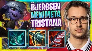 BJERGSEN TRIES NEW META TRISTANA MID! | 100T Bjergsen Plays Tristana Mid vs Jayce! | Season 2023