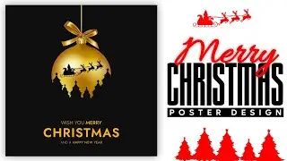 Christmas Poster Design In Pixellab | Poster Design Tutorial | Aman Graphics