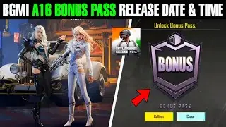 🔥 A16 BONUS PASS IS HERE- ALL REWARDS 🤩FIRST LOOK I FREE AN&Alpha;&Mu;&Iota;&Kappa;&Alpha; VOICE PACK IN BGMI 💯 