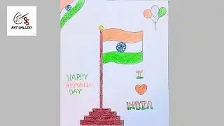 🇮🇳Republic Day drawing 2026🇮🇳| easy drawing step by step.