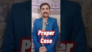 Proper Case Formula in Excel 🤔 #fbreels #shortvideo #computerscience #google #trinidad #computer