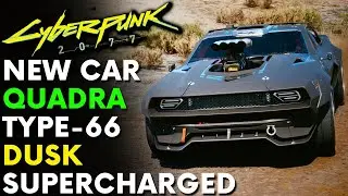 Cyberpunk 2077 - New Quadra Type-66 Dusk Supercharged Car Mod