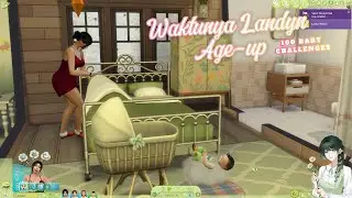 Waktunya Landyn Age up, part 9 [Arielle Wilson] | 100 Baby Challenges The Sims 4 Gameplays