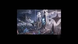 Ambience: Alien city skyline (Terra 3: the best leisure planet for space travellers)