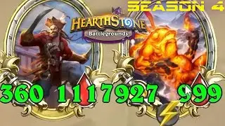 APM Murloc-Pirate Menageries - Hearthstone Battlegrounds Season 4