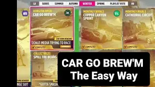 Easily get 6 Ultimate Speed Skills in Horizon Open - FH5 Festival playlist Car Go Brew'm