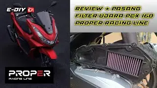 Honda PCX 160 Pakai Filter Proper Racing Line #honda #hondapcx160 #allnewpcx160 #tutorial #otomotif