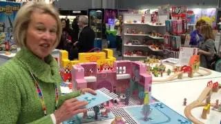 Playonwords.com's Sherry Artemenko and Janod Palace, 2015 Toy Fair NYC