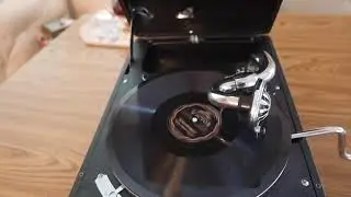 custom made gramophone victrola phonograph record 78 RPM  monster mash