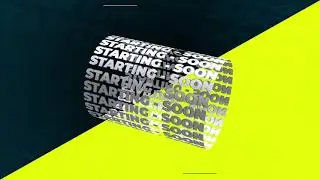 Twitch Starting Soon 3D Overlay