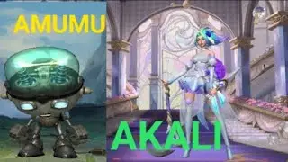 AKALI and AMUMU (SKIN) | LEAGUE OF LEGENDS WILDRIFT| LOLMOBILE